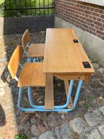 LAATSTE KANS: vintage schoolbank - ophalen in Maasbracht, Antiek en Kunst, Ophalen