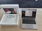 MacBook Pro 14" 2022 M1 pro, 16GB, 512GB, pas 180cycli, 16 GB, Onbekend, Qwerty, 512 GB