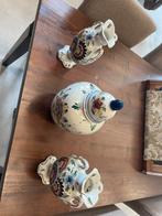 Delfts blauw vazen set, Antiek en Kunst, Ophalen