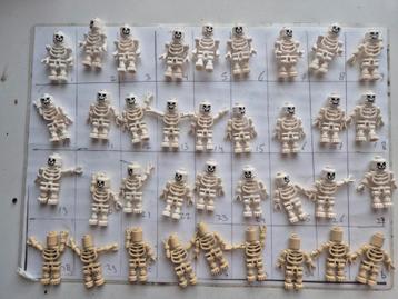 Lego skelet skeleton poppetjes minifiguren ninjago ridder  beschikbaar voor biedingen