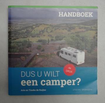 Zgan handboek Dus u wilt een camper? 4e druk Arie de Ruyter beschikbaar voor biedingen