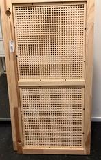 Ivar grenen deurtjes met bamboe webbing incl scharnieren, Huis en Inrichting, Kasten | Stellingkasten, Ophalen of Verzenden, Gebruikt