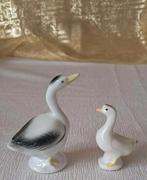 Beeldjes Gans moeder en kuiken letterbak, Ophalen of Verzenden, Zo goed als nieuw, Dier