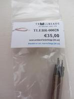 Trollbeads trollbead Leren armband bruin/beige, Verzenden, Nieuw, Trollbeads, 1 bedel