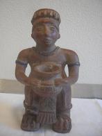 vintage terracotta beeld zuid amerika mexico, Ophalen of Verzenden