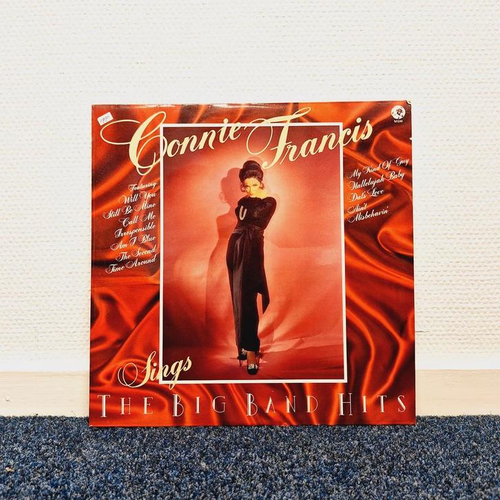 Connie Francis - Sings The Big Band Hits - Vinyl LP (1977), Cd's en Dvd's, Vinyl | Jazz en Blues, Zo goed als nieuw, Jazz, 1960 tot 1980
