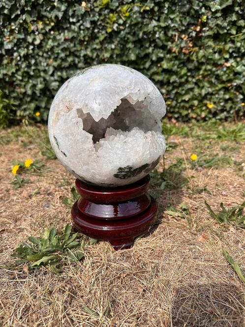 Prachtig mega mosagaat bol 10kg!, Verzamelen, Mineralen en Fossielen, Mineraal, Ophalen of Verzenden