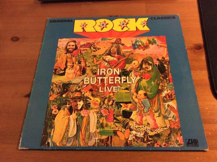 Iron Butterfly Live. Vinyl 1970. Atlantic 20 093, Cd's en Dvd's, Vinyl | Rock, Gebruikt, Progressive, 12 inch, Ophalen of Verzenden