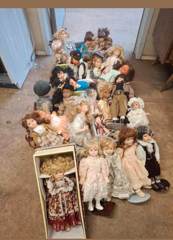 Grote verzameling Poppen, Antiek en Kunst, Antiek | Speelgoed, Ophalen