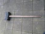 Houten palenhamer (sleg) - Lengte steel: 110cm - Zware hamer, Overige soorten, Gebruikt, Ophalen of Verzenden