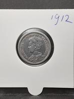 Halve gulden 1912 koningin Wilhelmina, Postzegels en Munten, Munten | Nederland, ½ gulden, Zilver, Ophalen of Verzenden, Koningin Wilhelmina