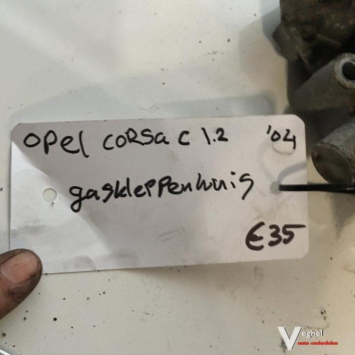 Opel Corsa C   1.2 2004  Gasklephuis, Auto-onderdelen, Brandstofsystemen, Gebruikt, Ophalen of Verzenden
