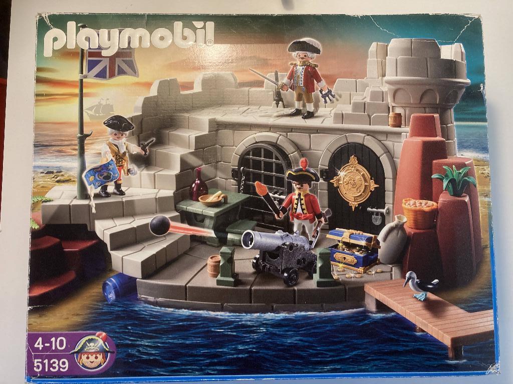 Playmobil piratenfort 5139, Kinderen en Baby's, Speelgoed | Playmobil, Ophalen of Verzenden, Zo goed als nieuw, Complete set