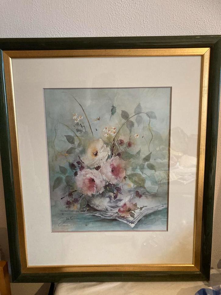 Jan Kooistra Kunstdruk - Gesigneerd & Ingelijst, Huis en Inrichting, Woonaccessoires | Wanddecoraties, Zo goed als nieuw, Ophalen of Verzenden