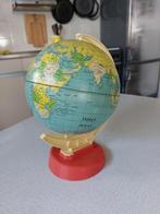 Vintage Retro wereldbol / Globe - Plastic & Metaal, Verzamelen, Ophalen of Verzenden, Huis en Inrichting