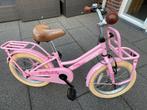 Kinderfiets popal roze 16 inch met zijwieltjes, Fietsen en Brommers, Fietsen | Meisjes, Ophalen, Gebruikt, Versnellingen, Popal