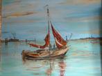 2  olie verf schilderij op doek 60 x80 cm   en  50 x 60 cm, Ophalen