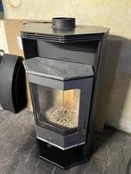 Houtkachel Dan Flame 7kw .  "NIEUWSTAAT"., Huis en Inrichting, Kachels, Ophalen, Houtkachel, Zo goed als nieuw, Vrijstaand