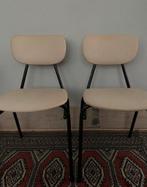 Twee vintage stoeltjes, Huis en Inrichting, Stoelen, Twee, Gebruikt, Leer, Ophalen