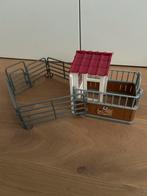 Schleich Paardenstal met Omheining, Ophalen of Verzenden, Zo goed als nieuw