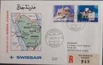 Luchtpost Zwitserland Swiss Air Geneve - Jeddah 1978, Postzegels en Munten, Ophalen of Verzenden, Envelop