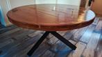 Mango houten eettafel te koop doorsnede 130 cm, Huis en Inrichting, Tafels | Eettafels, Ophalen, Rond, Zo goed als nieuw, Vier personen