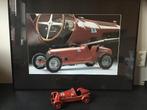 Alfa Romeo ingelijste poster en 3 schaalmodellen, Ophalen of Verzenden, Gebruikt