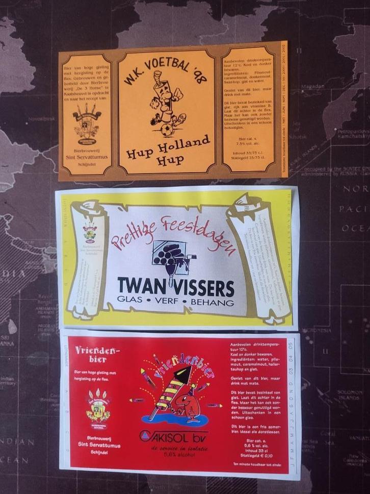 BIERETIKETTEN- E 108 -SINT SERVATTUMUS/ SCHIJNDEL., Verzamelen, Biermerken, Nieuw, Overige typen, Overige merken, Verzenden