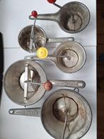 Antieke Roerzeven/Passevites - Set van 5, Ophalen of Verzenden