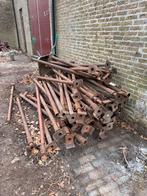 Te koop partij bouwstempels, type schroefstempel, Doe-het-zelf en Verbouw, Steigers, Ophalen, Gebruikt, Overige typen, Minder dan 2 meter