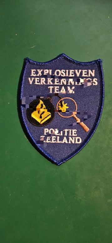 Politie  TEV zeeland patch beschikbaar voor biedingen