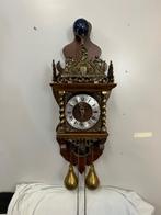 Zaanse wandklok met peergewichten, Ophalen