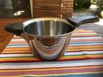 t.k.BK Q-linair RVS steelpan 16cm INDUCTIE, Ophalen, Gebruikt, Rvs, Kookpan of Snelkookpan