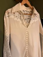 Kanten nikkie blouse wit maat 34 36 top, Ophalen, Zo goed als nieuw, Maat 34 (XS) of kleiner