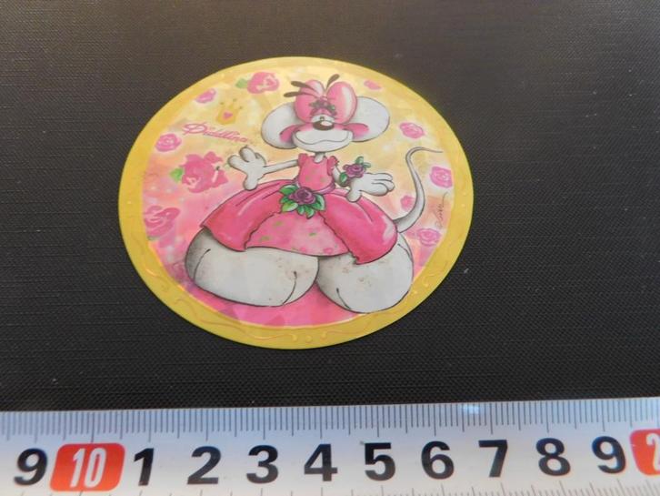 sticker strip muis diddlina diddl, Verzamelen, Stickers, Zo goed als nieuw, Ophalen