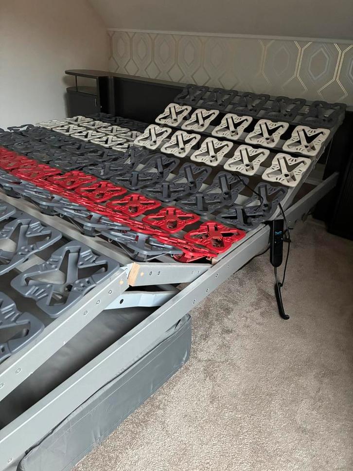 Elektrische bedbodems schotel 2 stuks 90 x 210, Huis en Inrichting, Slaapkamer | Matrassen en Bedbodems, Gebruikt, Bedbodem, 180 cm