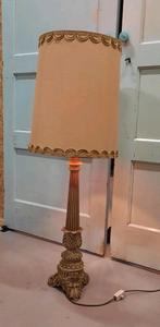 Brocante vintage vloerlamp, tafellamp, schemerlamp lamp, Huis en Inrichting, Lampen | Tafellampen, Overige materialen, Ophalen of Verzenden
