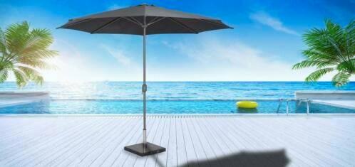 Parasolvoet, graniet met wieltjes en handvat, 40kg, Sale, Tuin en Terras, Parasols, Nieuw, Parasolvoet, Minder dan 1 meter, Ophalen of Verzenden