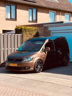 Volkswagen Caddy 1.6 TDI 2015 JB EDITION 145pk 19inch MARGE, Voorwielaandrijving, Zwart, 4 cilinders, Bruin