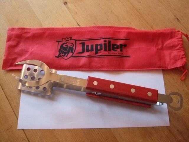 Jupiler bier BBQ tang (nr.2) met opener, Verzamelen, Biermerken, Nieuw, Overige typen, Jupiler, Ophalen of Verzenden