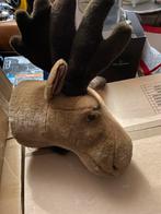 Rendier kop eland kop Leuk kerst decoratie kerstmis Bibib, Ophalen of Verzenden, Zo goed als nieuw, Beeldje of Figuurtje