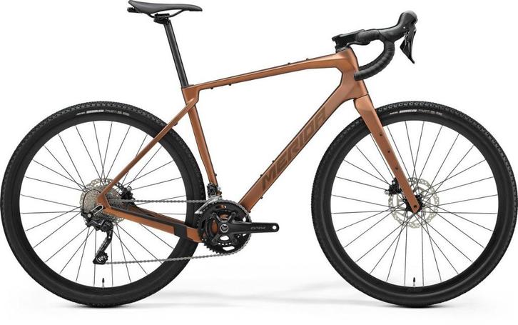 MERIDA SILEX 4000 M 2025 Matt Bronze Metal Gold Black, Sport en Fitness, Wielrennen, Nieuw, Overige typen, Ophalen