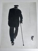 Fotogravure Man met Stok - Jaren '60/'70, Ophalen of Verzenden