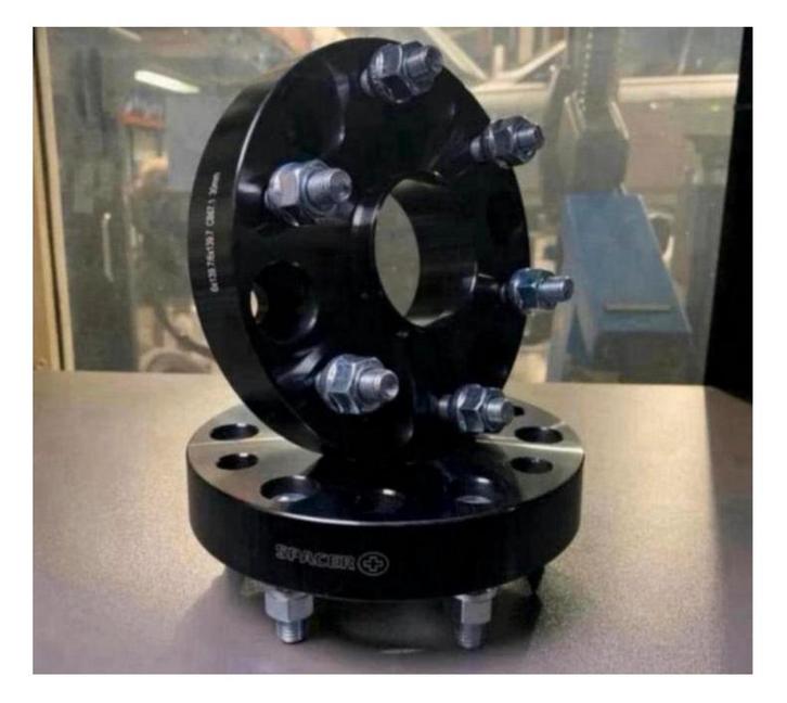 Spacers Spoorverbreders 6x139,7 67,1 M12x1,5 30mm 3cm zwart, Auto diversen, Tuning en Styling, Ophalen of Verzenden
