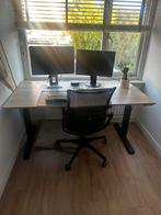 Zit sta bureau incl bureaustoel, Ophalen, Elektrisch, Zo goed als nieuw, Bureau