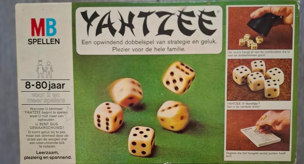 Yahtzee MB Spellen - Dobbelspel voor de hele familie, Ophalen of Verzenden, Consumercare@hasbro.nl, Vijf spelers of meer, Hasbro