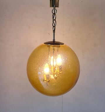 Vintage, design hanglamp. Glas beschikbaar voor biedingen