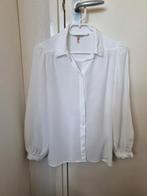 Esqualo blouse pofmouw 34 - wit, Kleding | Dames, Blouses en Tunieken, Maat 34 (XS) of kleiner, Ophalen of Verzenden, Wit, Zo goed als nieuw