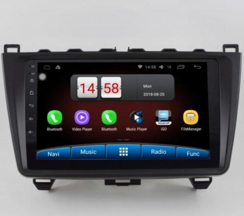 Mazda 6 2009 navigatie touchscreen carkit android 12 64gb, Auto diversen, Autoradio's, Nieuw, Ophalen of Verzenden