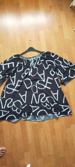 Bigsize dames shirt . A-;line, Ophalen of Verzenden, Zo goed als nieuw, Zwart, Shirt of Top